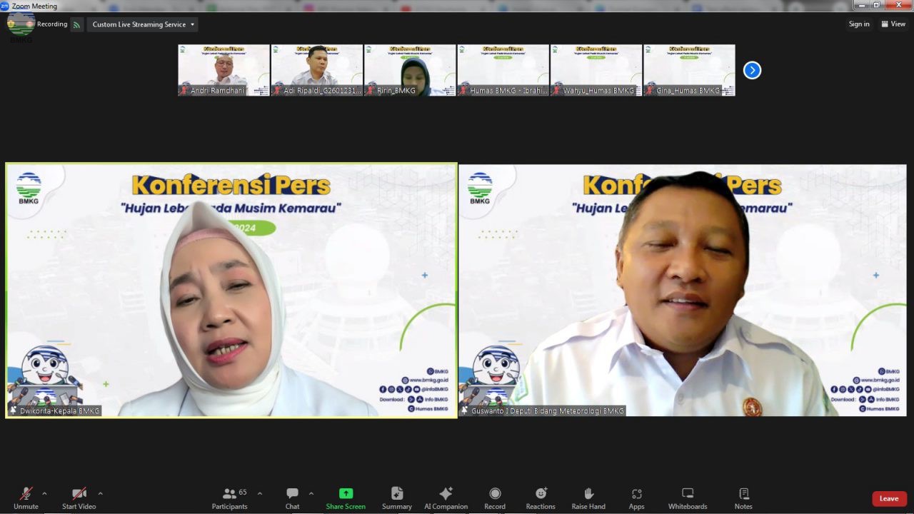 BMKG: Hujan Deras Belakangan Ini Bukan Anomali Iklim